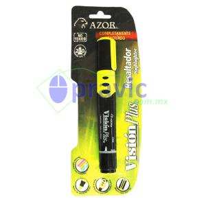 MARCA TEXTO VISION PLUS AZOR BLISTER CON 1 PIEZA 