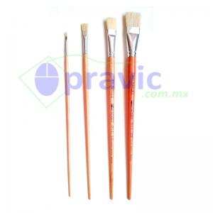 PINCEL PLANO RODIN SERIE 811 CERDA BLANCA