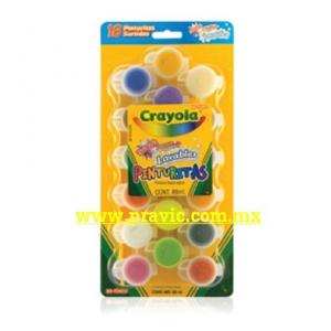 PINTURA DIGITAL CRAYOLA CON 18 COLORES MINI    