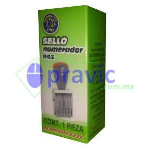 SELLO BARRILITO NUMERADOR  6 DIGITOS
