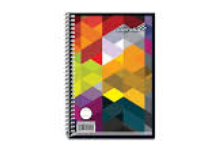 LIBRETA CON ESPIRAL 1/8 100 HOJAS ESTRELLA