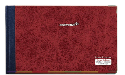LIBRO FLORETE TABULAR 24COLUMNAS ESTRELLA