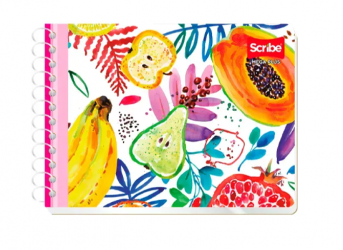 CUADERNO F/ ITALIANA ESPIRAL SCRIBE MEGA 100HOJAS