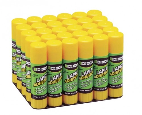 LAPIZ ADHESIVO 8 gr DIXON PAQ. 30 PZAS