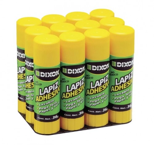 LAPIZ ADHESIVO 36G DIXON PAQ. 12 PZAS