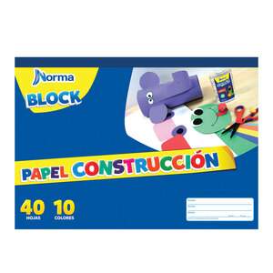 BLOCK PAPEL CONSTRUCCION 50H NORMA - Blocks
