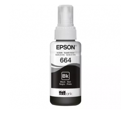 TINTA PARA IMPRESORA EPSON T664 NEGRA 