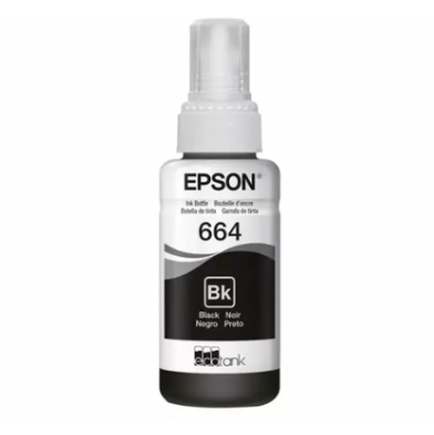 TINTA PARA IMPRESORA EPSON T664 NEGRA 