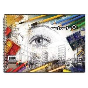 CUADERNO MARQUILLA ESTRELLA 20 HOJAS CON ESPIRAL               