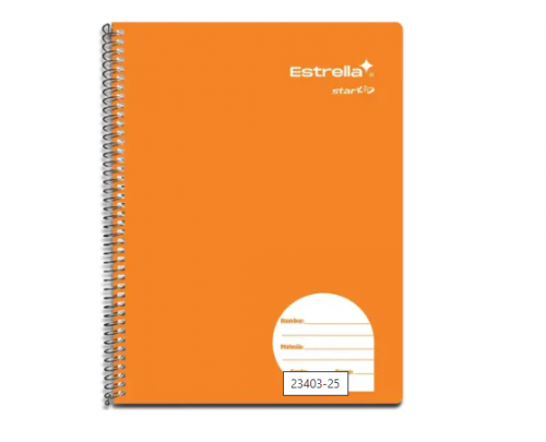 CUADERNO PROFESIONAL ESTRELLA C/ESPIRAL 100H CUADRO CHICO