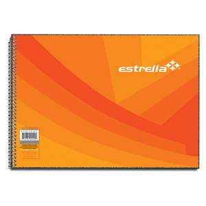CUADERNO MARQUILLA ESTRELLA  30 HOJAS CON ESPIRAL