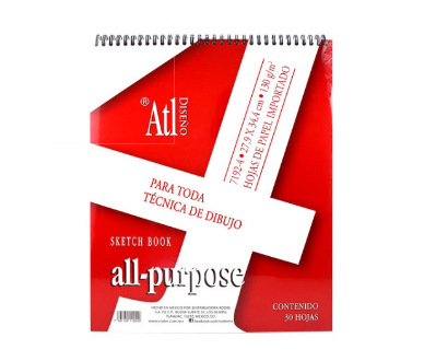 BLOCK ATL  ALL PURPOSE 28 X34 CM CON 30HOJAS