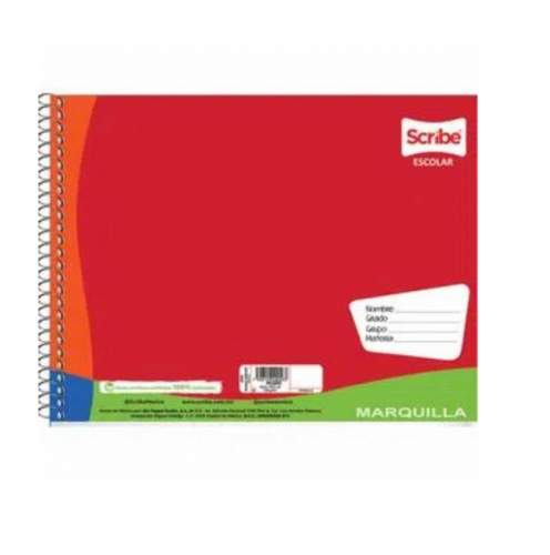 CUADERNO MARQUILLA 50 HOJAS ESPIRAL SCRIBE