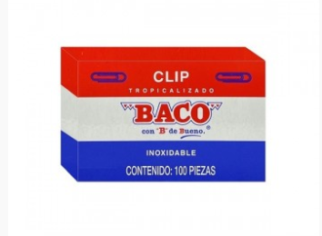 CLIP BACO n° 2 REDONDO TROPICALIZADO 100PZAS
