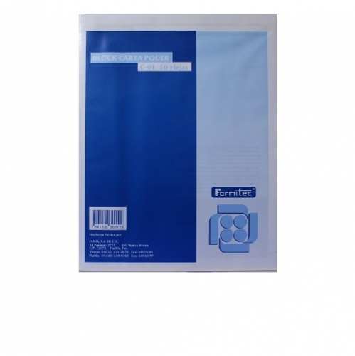 BLOCK CARTA PODER CON 50 HOJAS FORMITEC