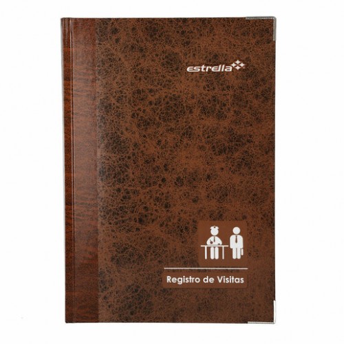 LIBRO FLORETE REGISTRO DE VISITANTES 96H F/FRANCES ESTRELLA