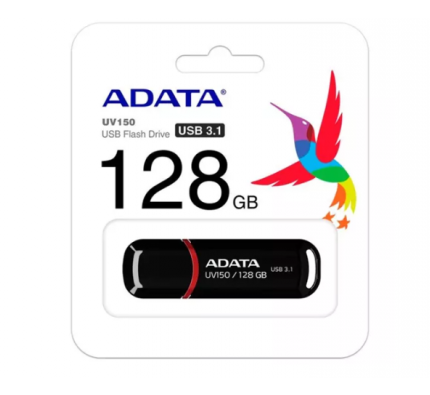 MEMORIA USB 128 GB AUV150 3.2 GEN 1 NEGRO ADATA