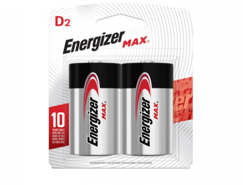 PILA ALCALINA ENERGIZER MAX D CON 2 PIEZAS
