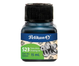 TINTA CHINA  523 PELIKAN 15ML 1 PIEZA 