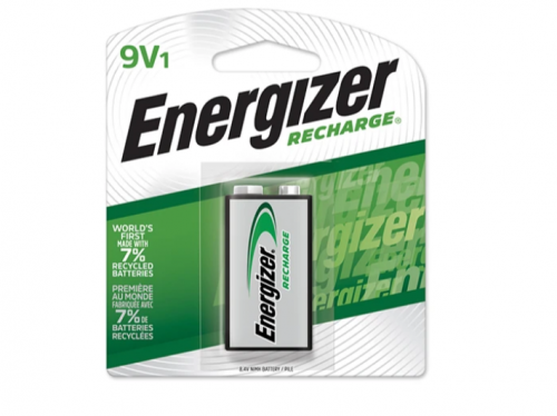 PILA ALCALINA RECARGABLE ENERGIZER 9V C/1 PZA