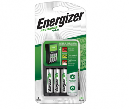 CARGADOR MAXI C 2 PILAS AA ENERGIZER  