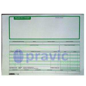 BLOCK POLIZA CHEQUE 1/2 OFICIO C/25H PAQ CON 5 PZAS FORMITEC