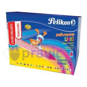 CRAYON PELIKAN JUMBO TRIANGULAR CON 24 PZAS