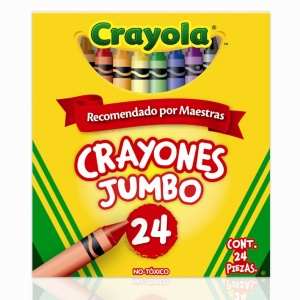 CRAYONES REDONDO JUMBO C/24 PZAS     